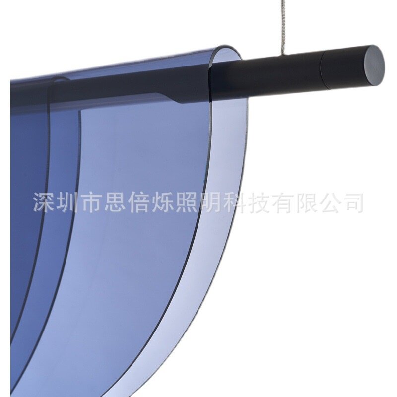 长条创意餐厅玻璃北欧后现代简约吧台商业空间设计师个性展厅吊灯