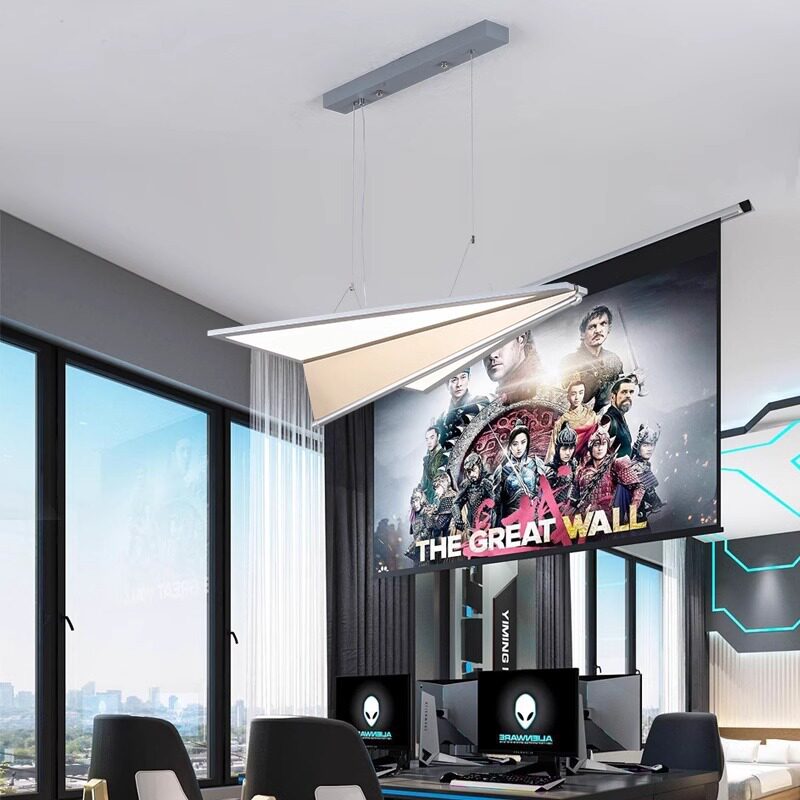 现代简约创意纸飞机造型吊灯设计师电竞网咖办公室娱乐场所儿童房