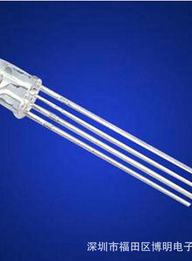 F10/10MM透明全彩RGB共阴 四脚全彩红蓝绿led灯珠 LED发光二极管