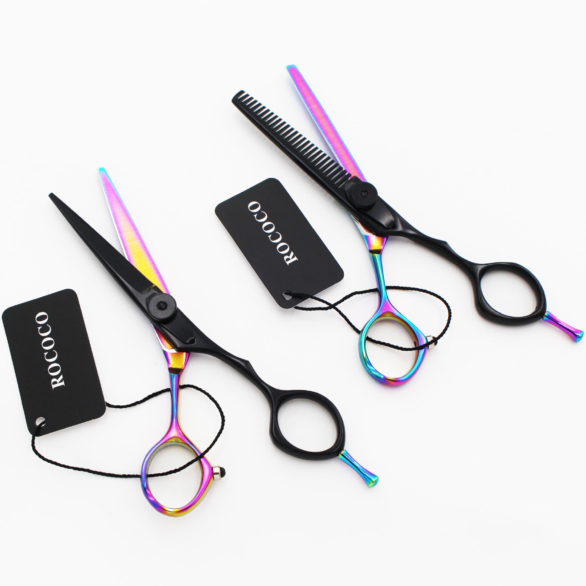 新款5.5寸6.0寸黑彩色美发剪刀理发剪平剪牙剪打薄剪刘海剪半手型,橡塑材料及制品,其他塑料制品,淘宝优惠券,粉丝福利购,淘宝优惠卷