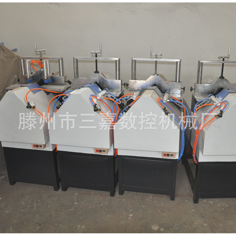 铝塑型材开槽机 90度V型切槽折成框切割锯 铝型材无断痕组框机