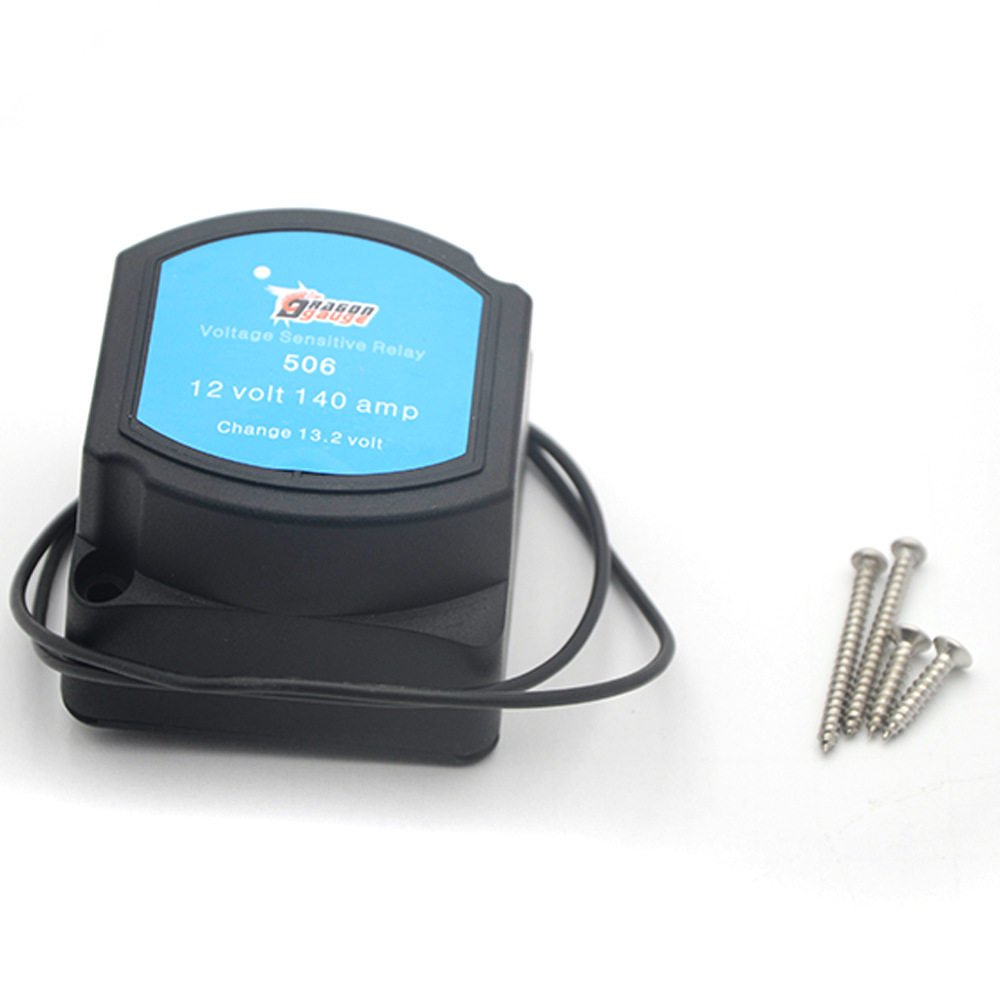 跨境ebay汽车改装智能防水型双电池隔离器VSR适用房车游艇12V140A