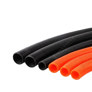 PA尼龙阻燃波纹管开口/闭口塑料管波浪型套管ROHS无卤无磷耐重压