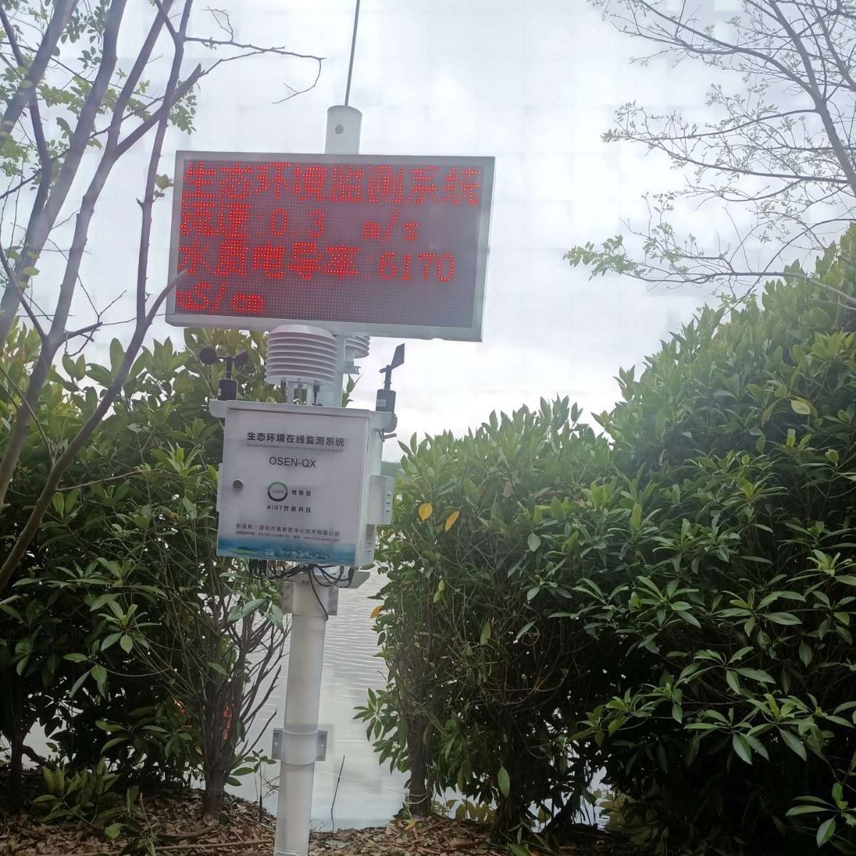 奥斯恩 渔情水域PH溶解氧监测 淡水鱼光互补养殖水质实时监控系统