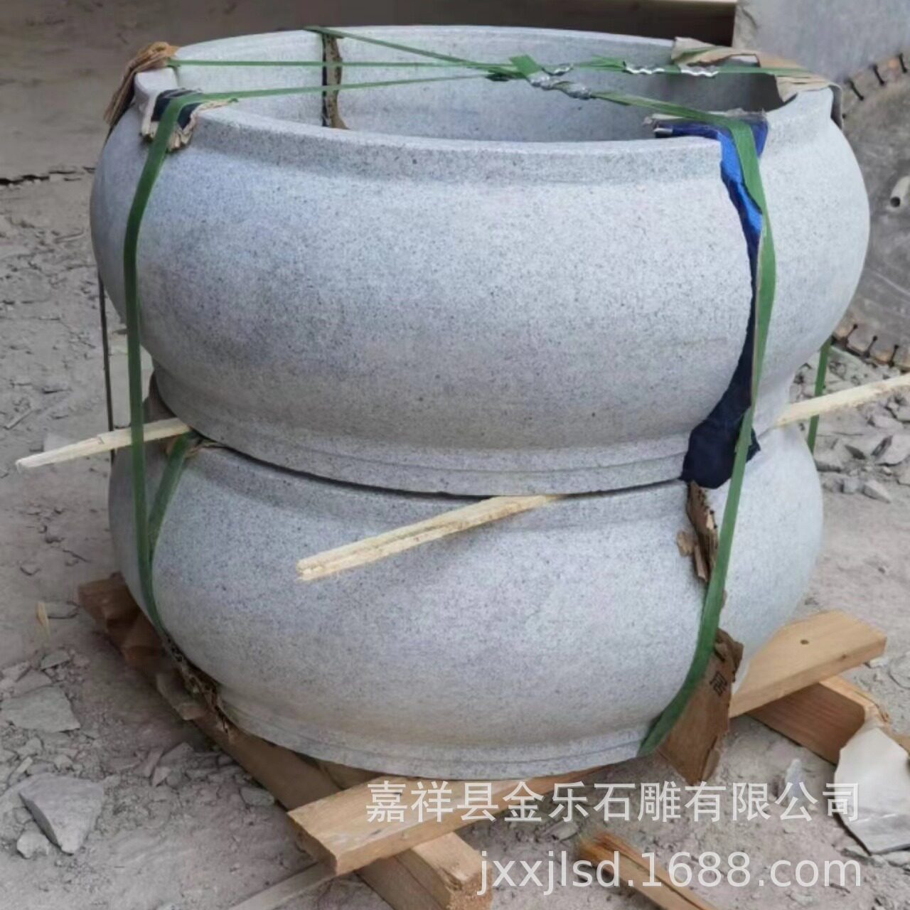 厂家直供花岗岩柱墩石墩柱顶柱脚柱础园鼓底座仿古空心天然白麻