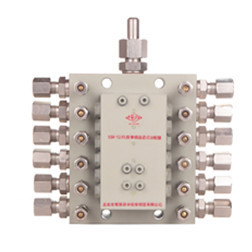 递进式分配器 SSV-6/8/10/12/14/16-FL-G-B-Re带集油块单线分配器