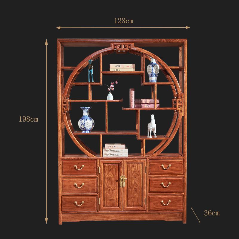 誉铭非洲花梨实木博古架多宝阁