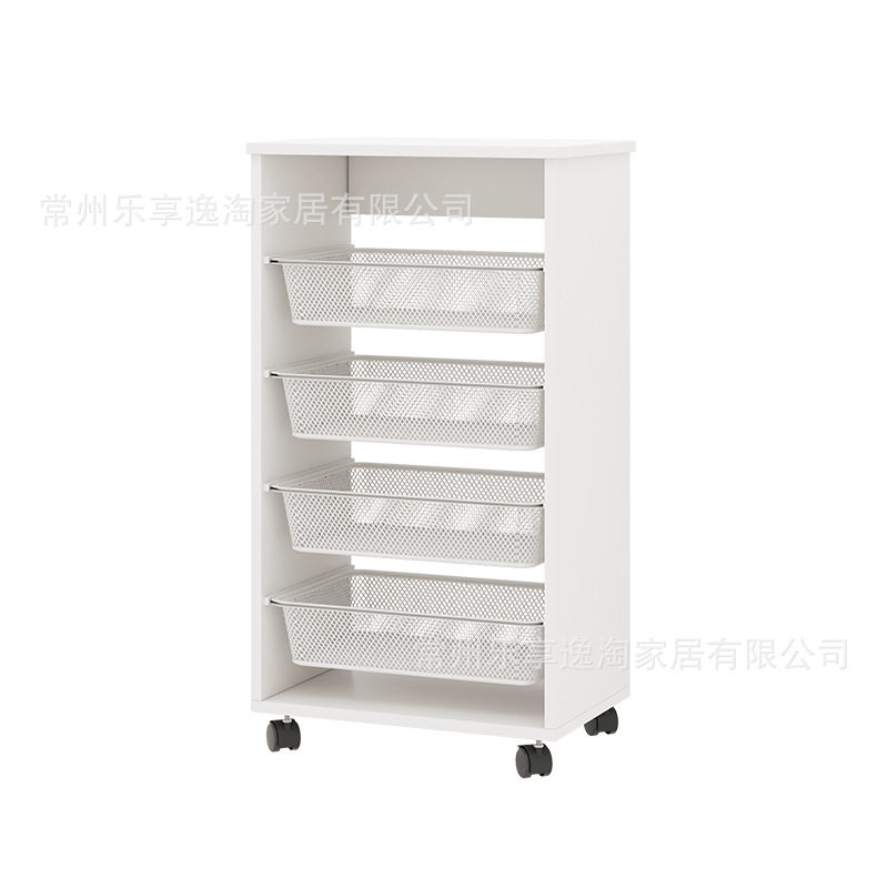 厨房收纳置物架瓜果蔬菜收纳柜带沥水篮板式家具多层储物柜