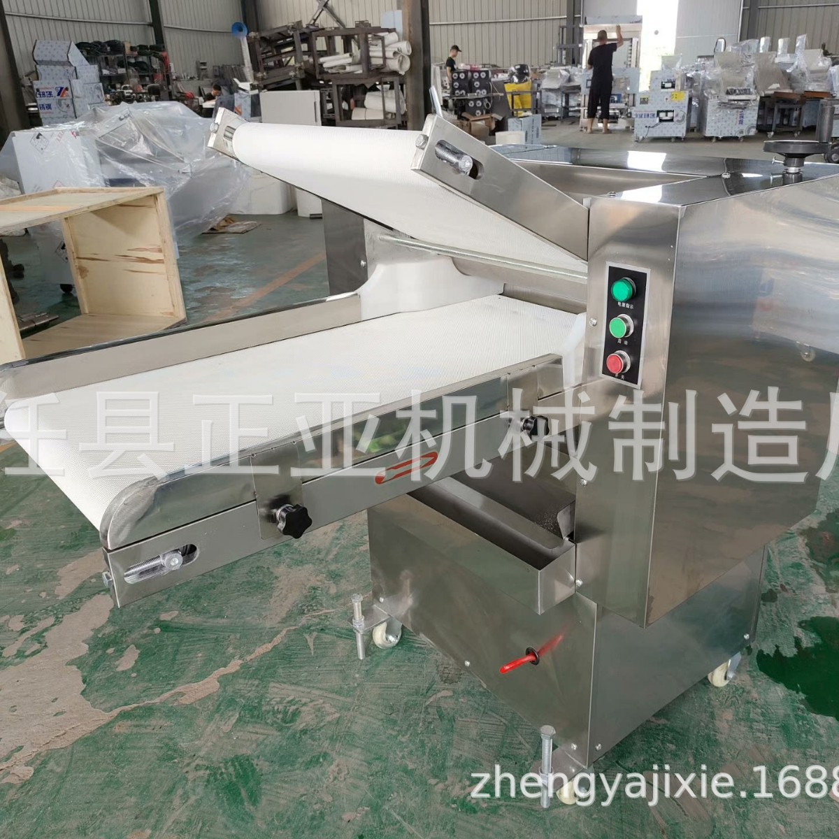 商用电动高速循环揉压面一体机不锈钢包子馒头面条大型压面机
