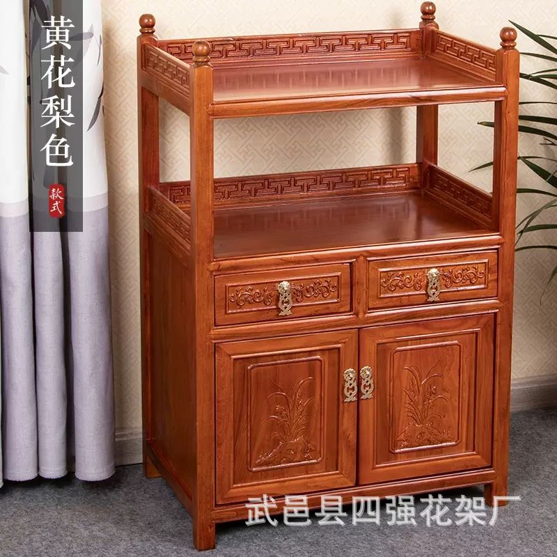 茶柜茶水柜实木储物柜客厅置物架沙发边柜小型餐边柜酒柜茶台边柜