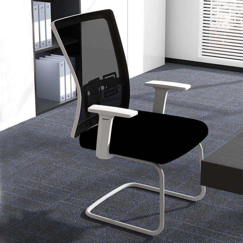 办公椅舒适久坐书桌学习椅人体工学椅子电脑椅家用简约会议弓形椅