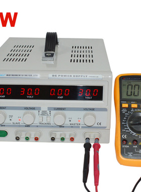 龙威TPR3020-2D双路直流稳压线性电源30V20A电镀电源稳压稳流电源