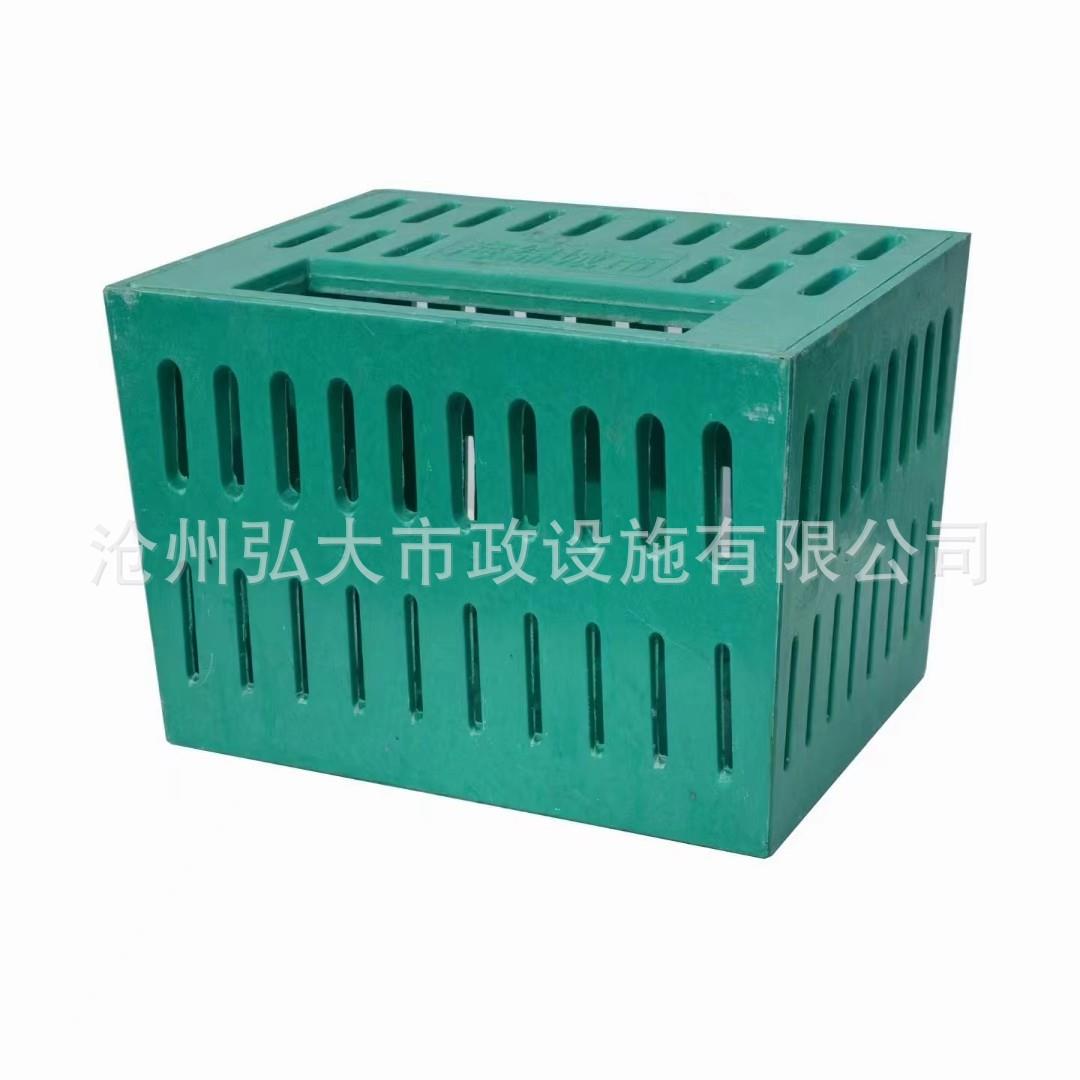 树脂复合材料盛石筐海绵城市400*300*200排水截污盛石框