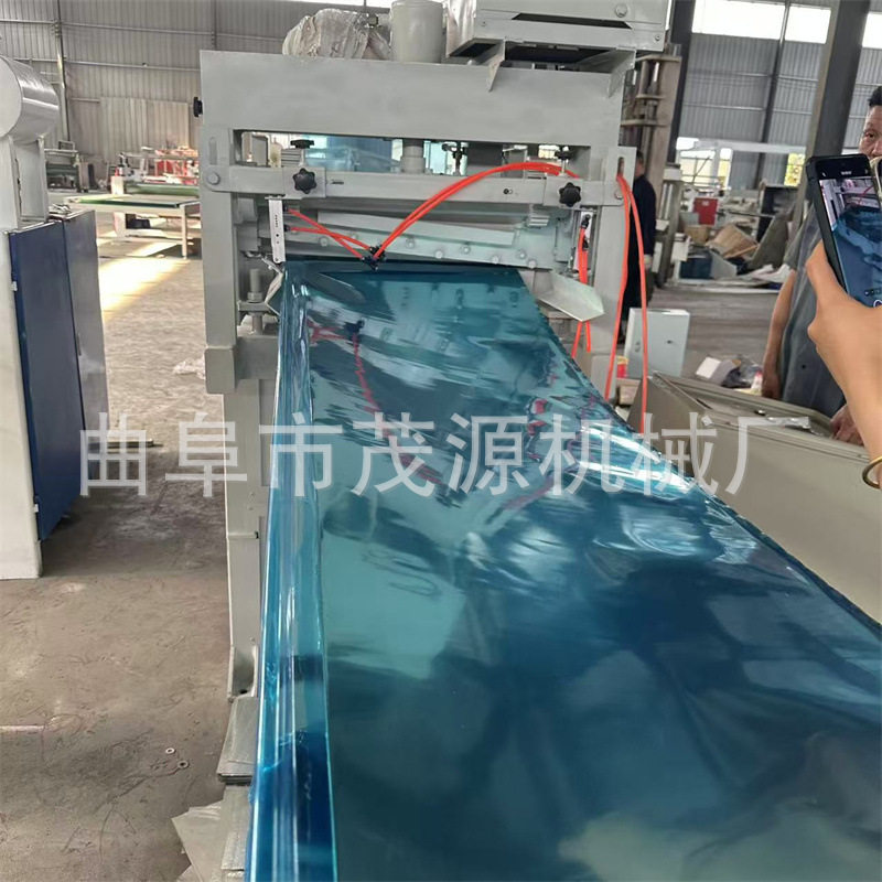 双面自动剪板PE保护膜覆膜机 镀锌钢卷贴膜机 铝板自动切断剪板机