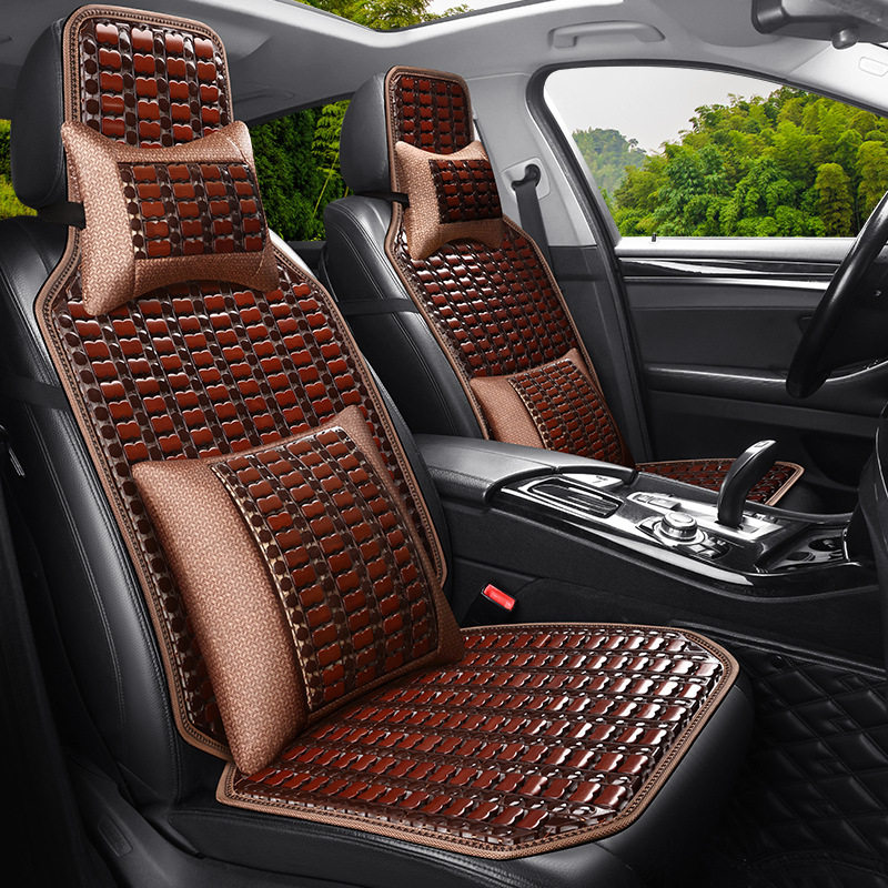 夏季竹片汽车座垫透气凉感