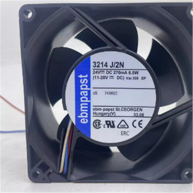 全新德国 3214J/2N 24V 6.5W 高端ABB变频器风扇 9238MM
