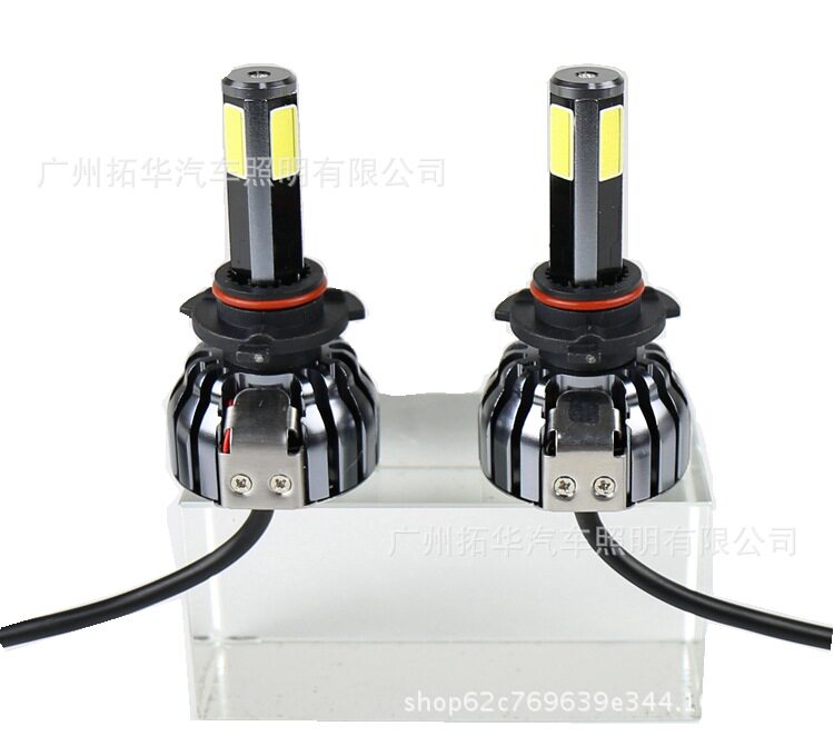 7A 360汽车led前大灯H1 H3四面超亮远近光灯泡总成H4 H7 H11 H13