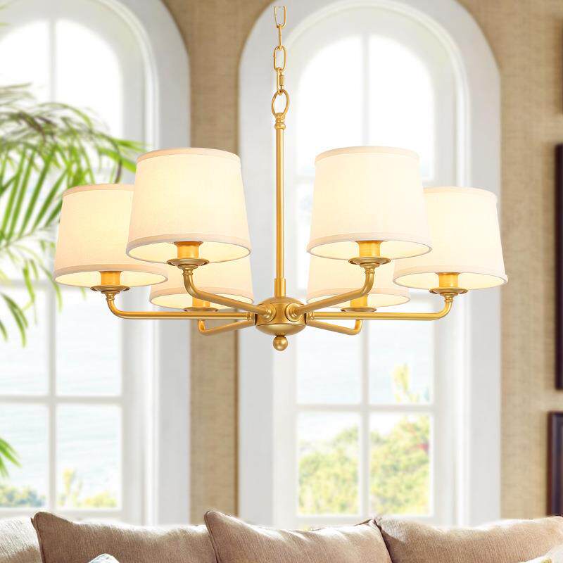 直销美式乡村吊灯北欧简约风格复古客厅餐厅卧室书房铁艺灯具