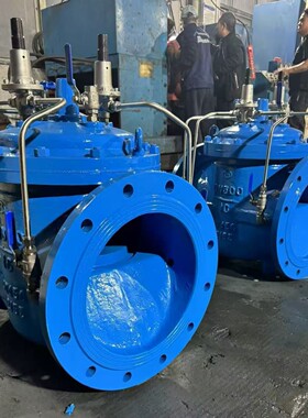 DN500大口径GA6600-10Q水击泄放阀球墨QT450铸铁法兰连接质保一年