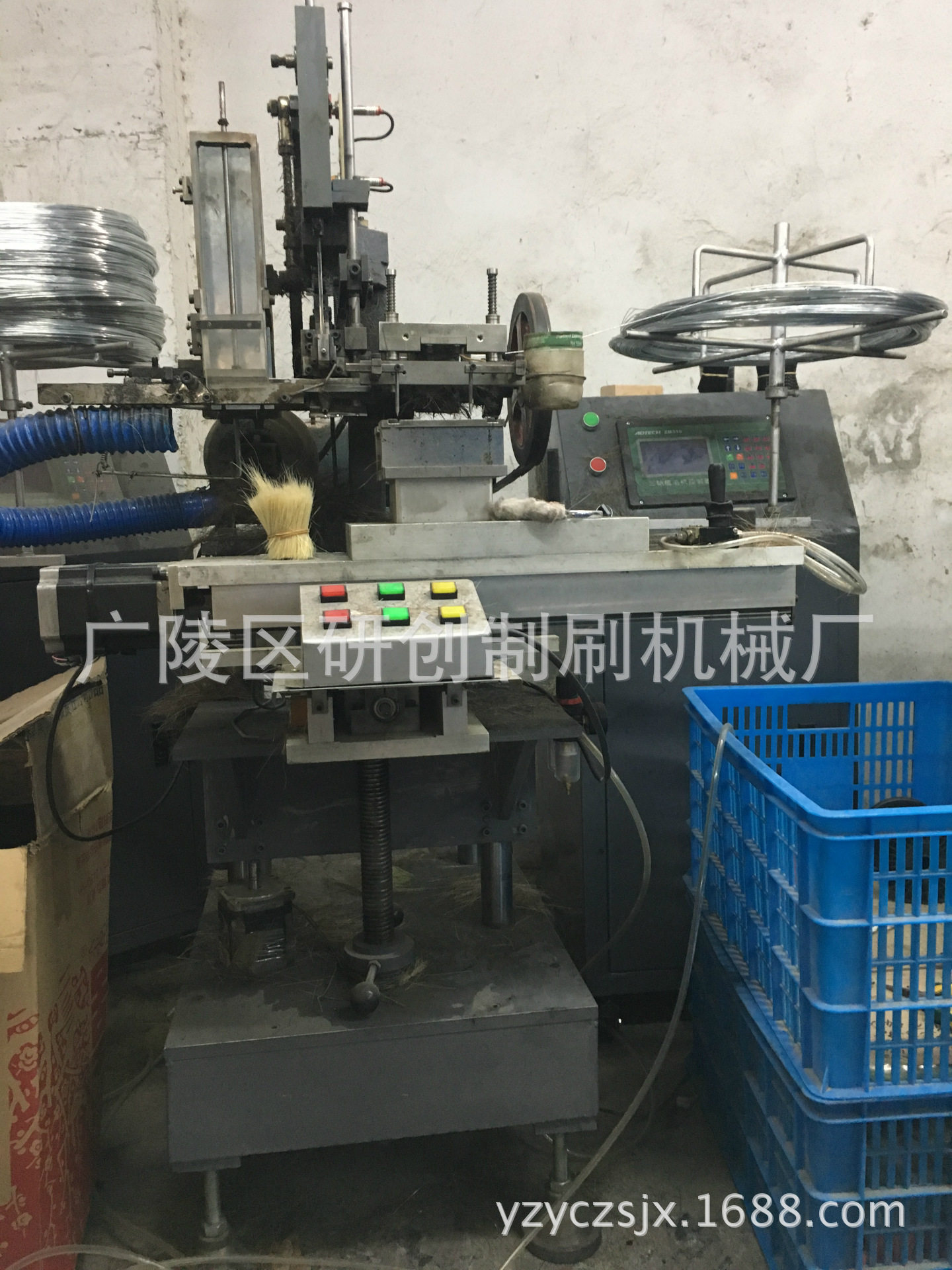 植毛机3轴马丁机全自动毛刷鞋刷机械滚筒耐用高效全自动电动