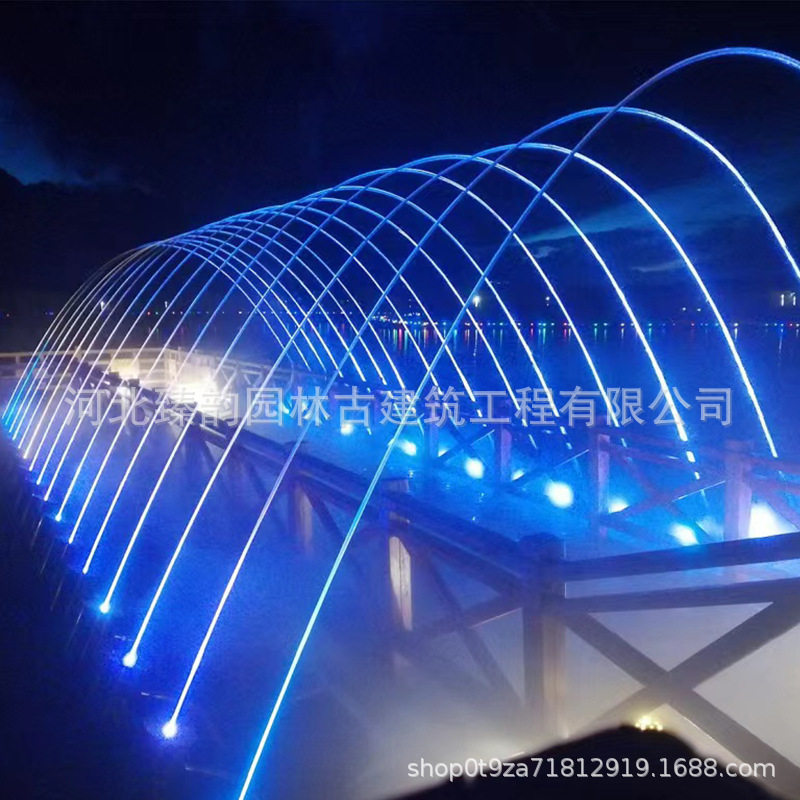 喷头厂家波光跳泉音乐喷泉酒店旱地小型人气叠泉鼓泡泉珍珠跳跳泉图片