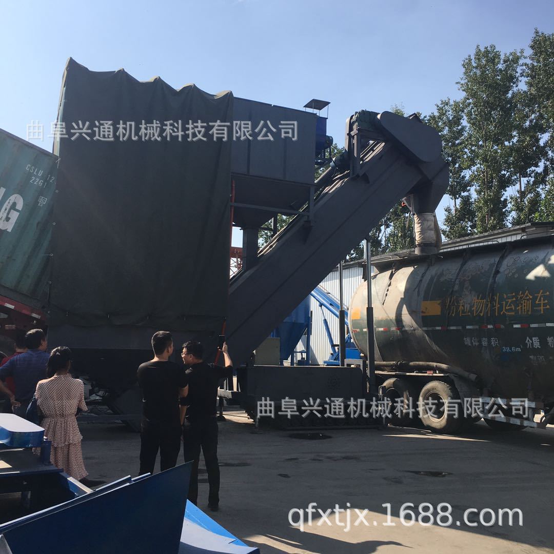 集装箱卸灰气力输送机无尘水泥