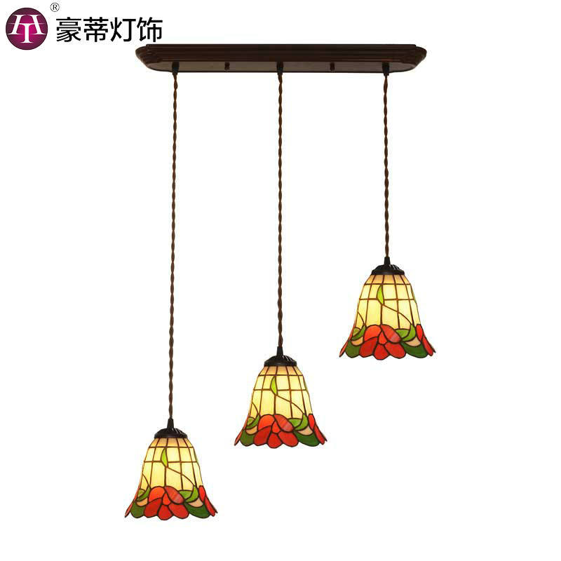 厂家直销帝凡尼三头吊灯餐厅玄关门厅阳台吊灯美式乡村灯具