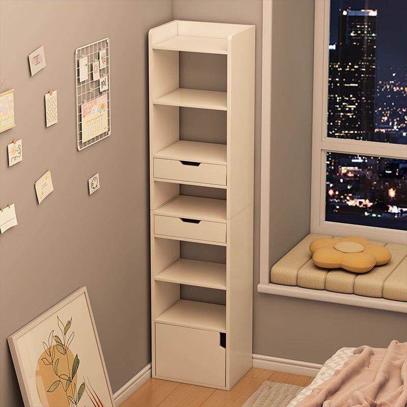 墙角转角柜收纳架子置物架角柜家用客厅储物柜落地卧室角落窄书架