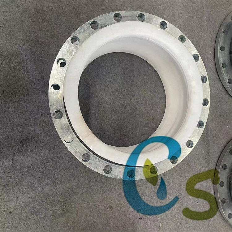 昌盛管道生产内衬四氟EPDM橡胶软接头 304法兰式橡胶膨胀节