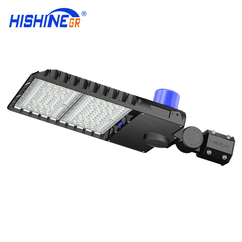 美式户外LED鞋盒灯压铸铝套件100w停车场路灯灯头 弘鑫照明厂家灯