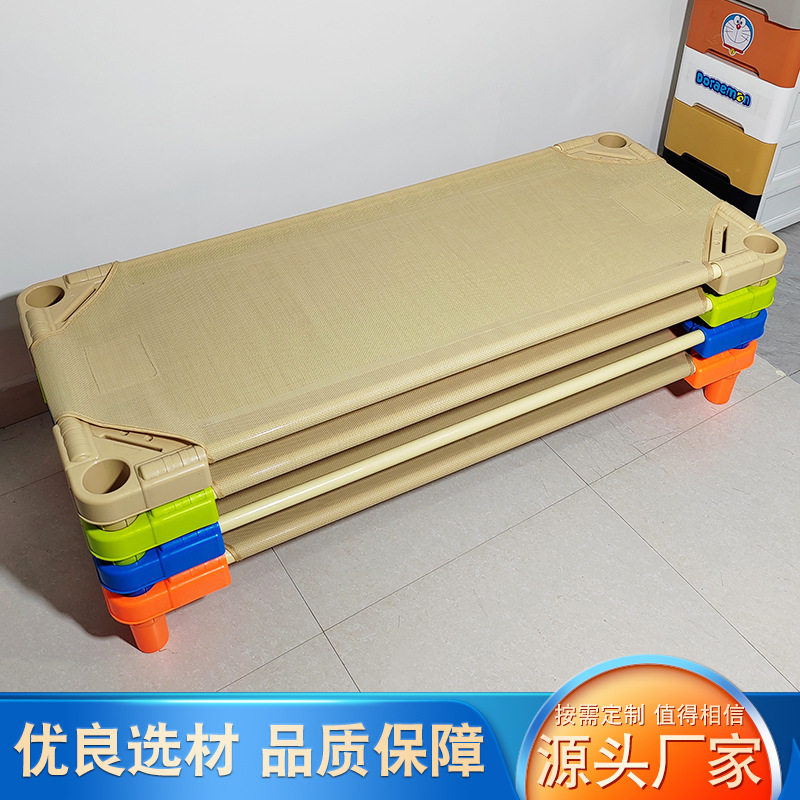 幼儿园午睡床网面木质叠叠床