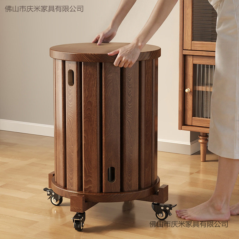 实木凳子可叠放家用板凳收纳组合叠叠凳餐厅小凳子客人备用茶几凳