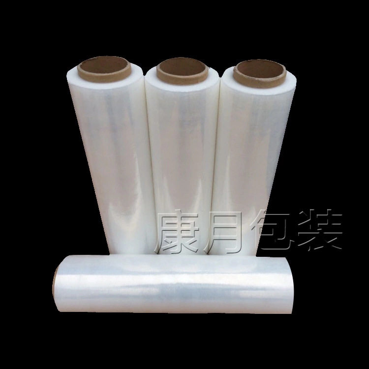 仓库PE保护收缩膜直销透明拉伸工业膜缠绕膜PE包装透明拉伸打包膜