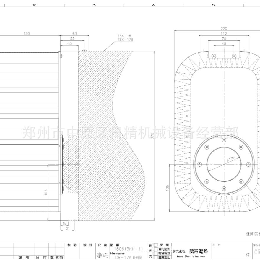 日本TSK关西电热过滤网CR-17A过滤