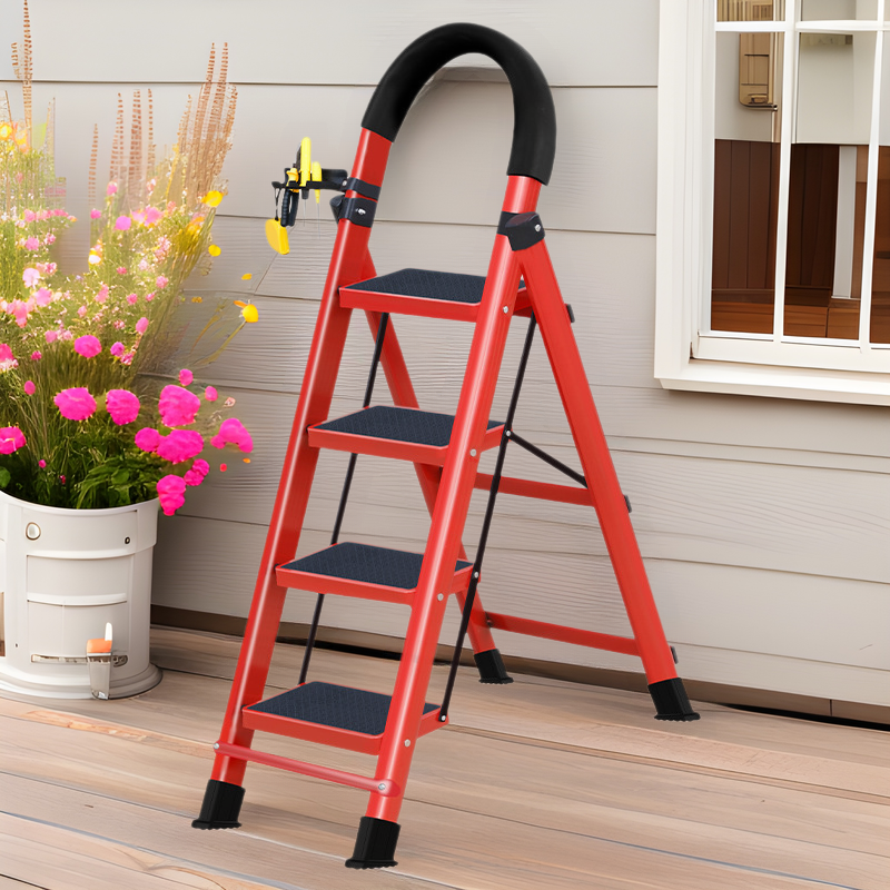 家用梯子加厚折叠梯多功能人字梯室内爬梯便携伸缩梯凳楼实用稳固