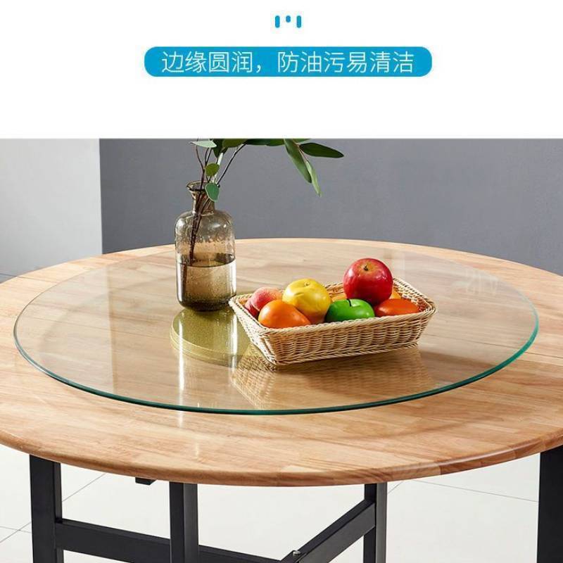 全实木折叠桌客厅家用可移动餐桌小户型多功能大圆桌吃饭折叠桌子