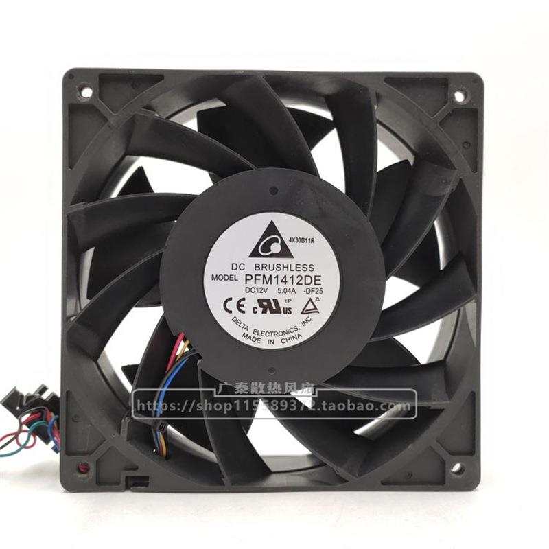 原装PFM1412DE12V7.5A14038PWM温控暴力散热风扇14cm