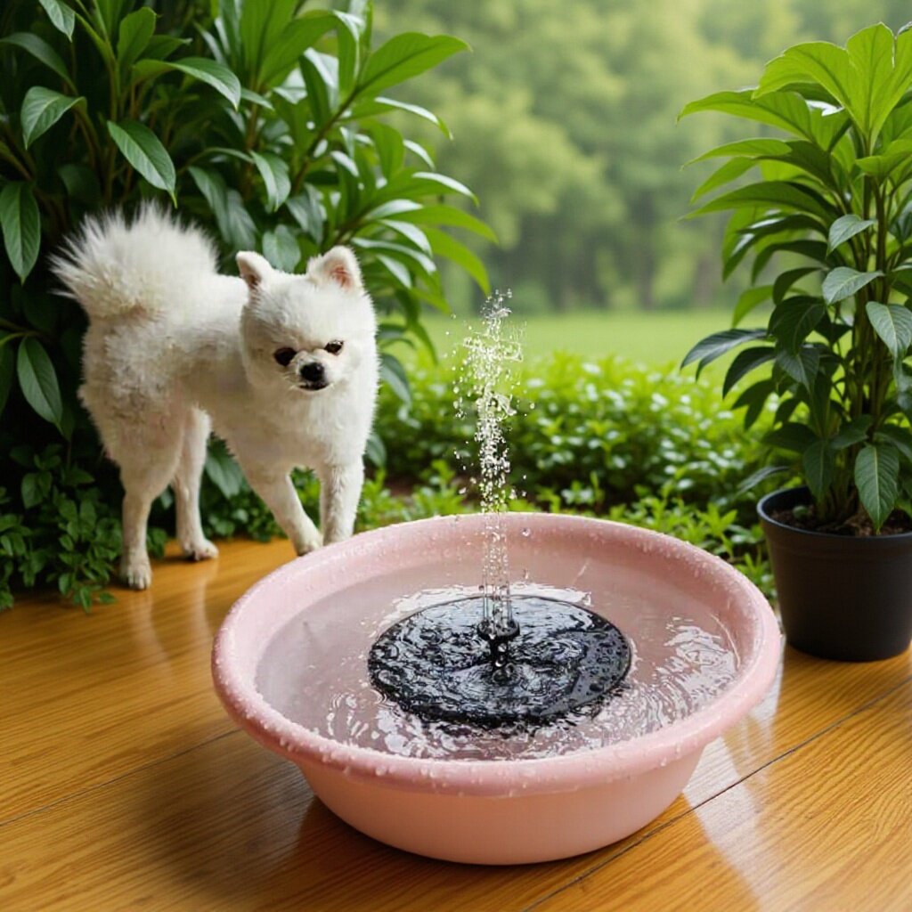 太阳能户外水池漂浮喷泉泵灯