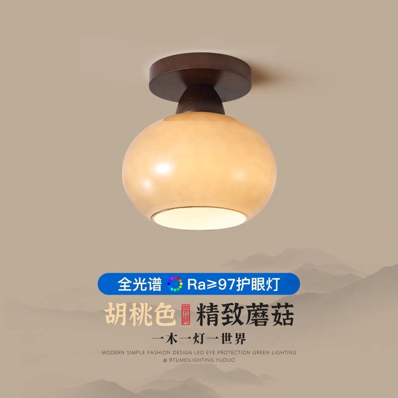中古风走廊过道灯简约现代新中式意境天花灯玄关灯入户门厅阳台灯