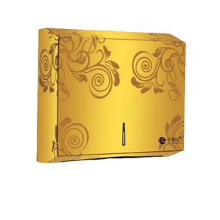 金花不锈钢擦手纸巾架酒店洗手间手纸箱壁挂式方形抽纸盒擦手纸架