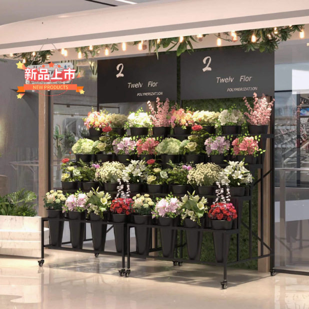 花店铁艺多层花架厂家直供包邮