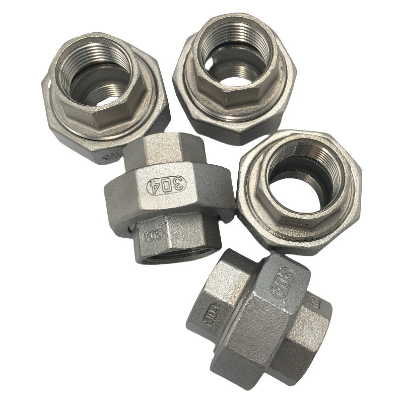 速发046不锈钢内牙活动接头内丝接US活不锈钢活动接头