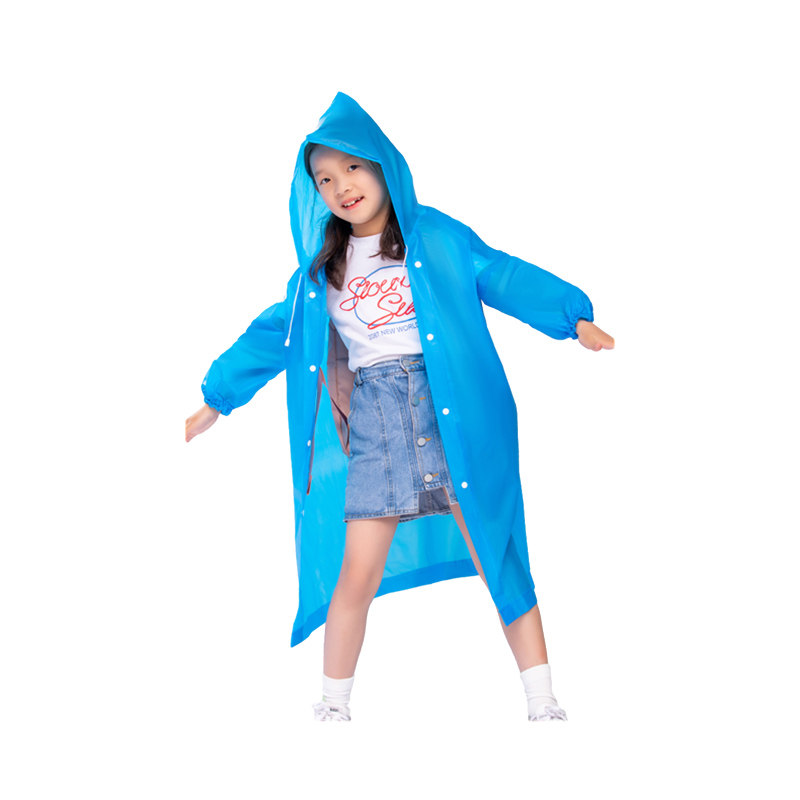 现货速发儿童雨衣一次性加厚全身可背书包男童防水连身透明孩小学