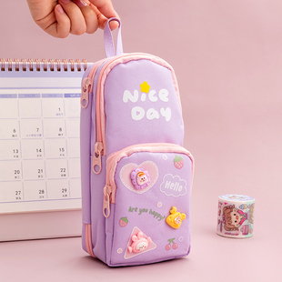 速发简包型笔袋一年级孩幼儿园小学生儿童容大量书约生文具铅笔盒