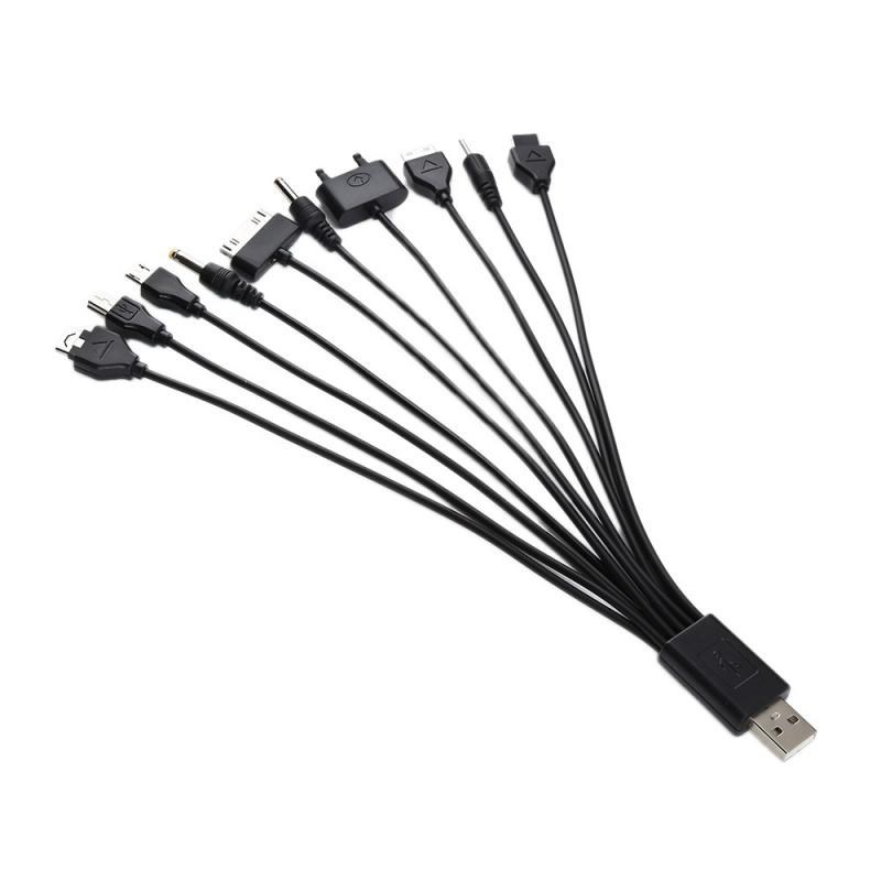 现货速发10 I 1 Multifuctio  Data Trasfer Cable Uivers Mul