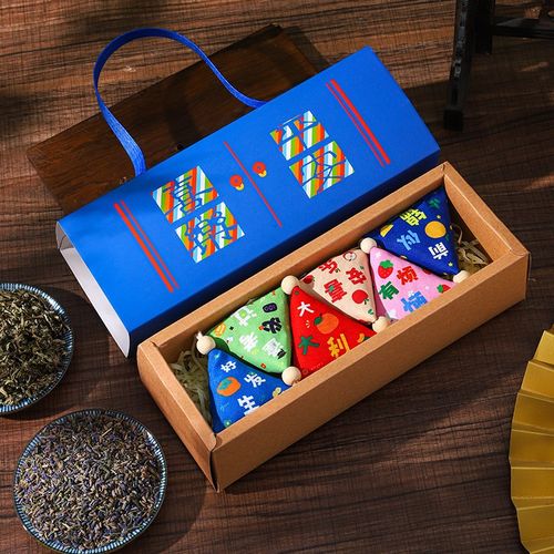 速发礼午节香包香囊车品成用手工装饰品平安荷包艾草驱蚊粽子礼盒