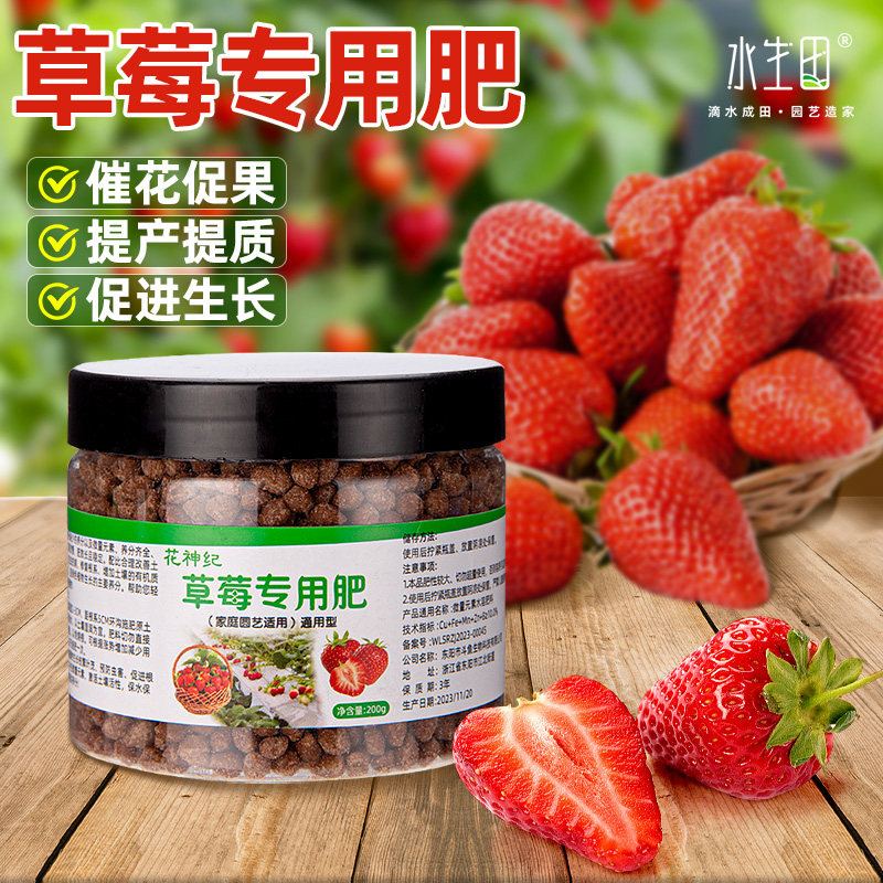 速发草用专莓肥草莓肥料有用家机盆栽增甜剂膨大着色营养液通用型