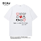 HEITY 男女款 官方短袖 PLAY T恤夏季 新款 时尚 百搭宽松百搭情侣上衣