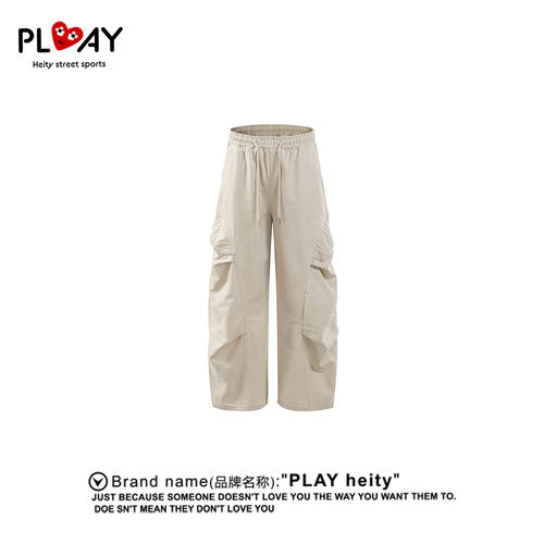 PLAYHEITY男女宽松百搭休闲裤