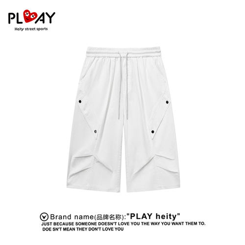 PLAYHEITY男女款休闲百搭七分裤